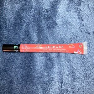 Sealed Sephora Collection lip gloss balm in discontinued shade, “Good vibes”
